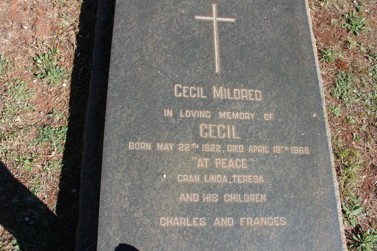 MILDRED Cecil 1922-1968