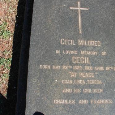 MILDRED Cecil 1922-1968