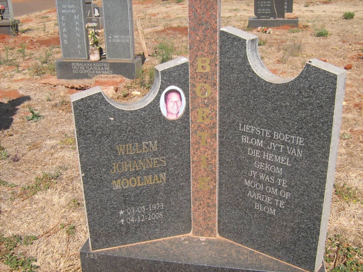 MOOLMAN Willem Johannes 1973-2008