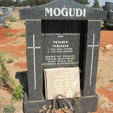 MOGUDI Mary Nkidi 1930-2009