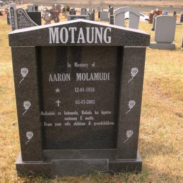 MOTAUNG Aaron Molamudi 1938-2003