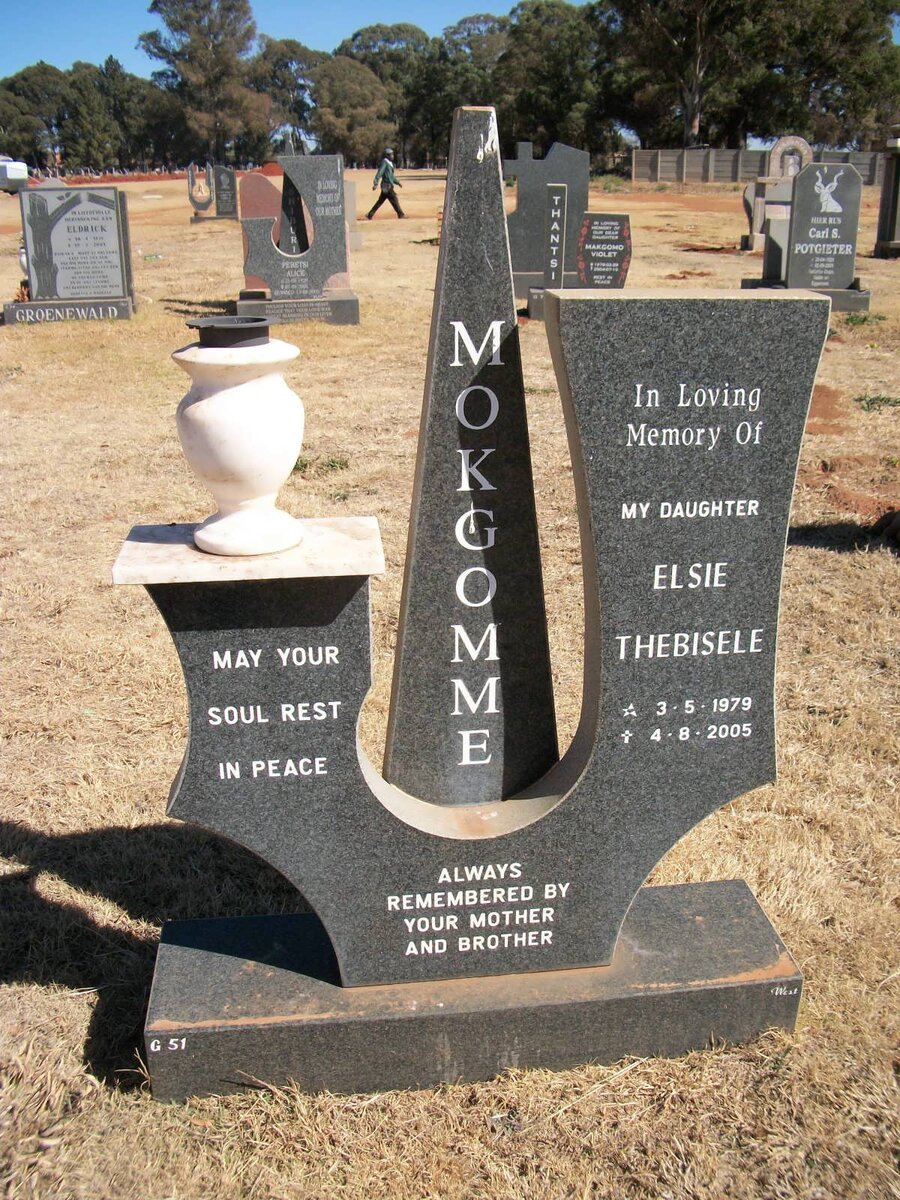 MOKGOMME Elsie Thebisele 1979-2005