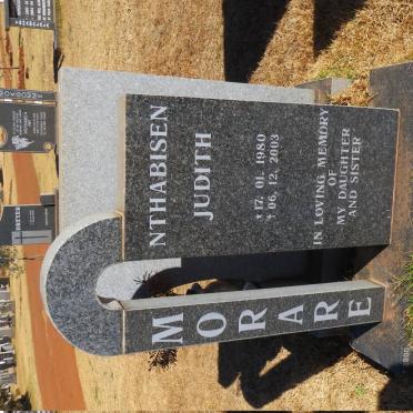 MORARE Nthabisen Judith 1980-2003