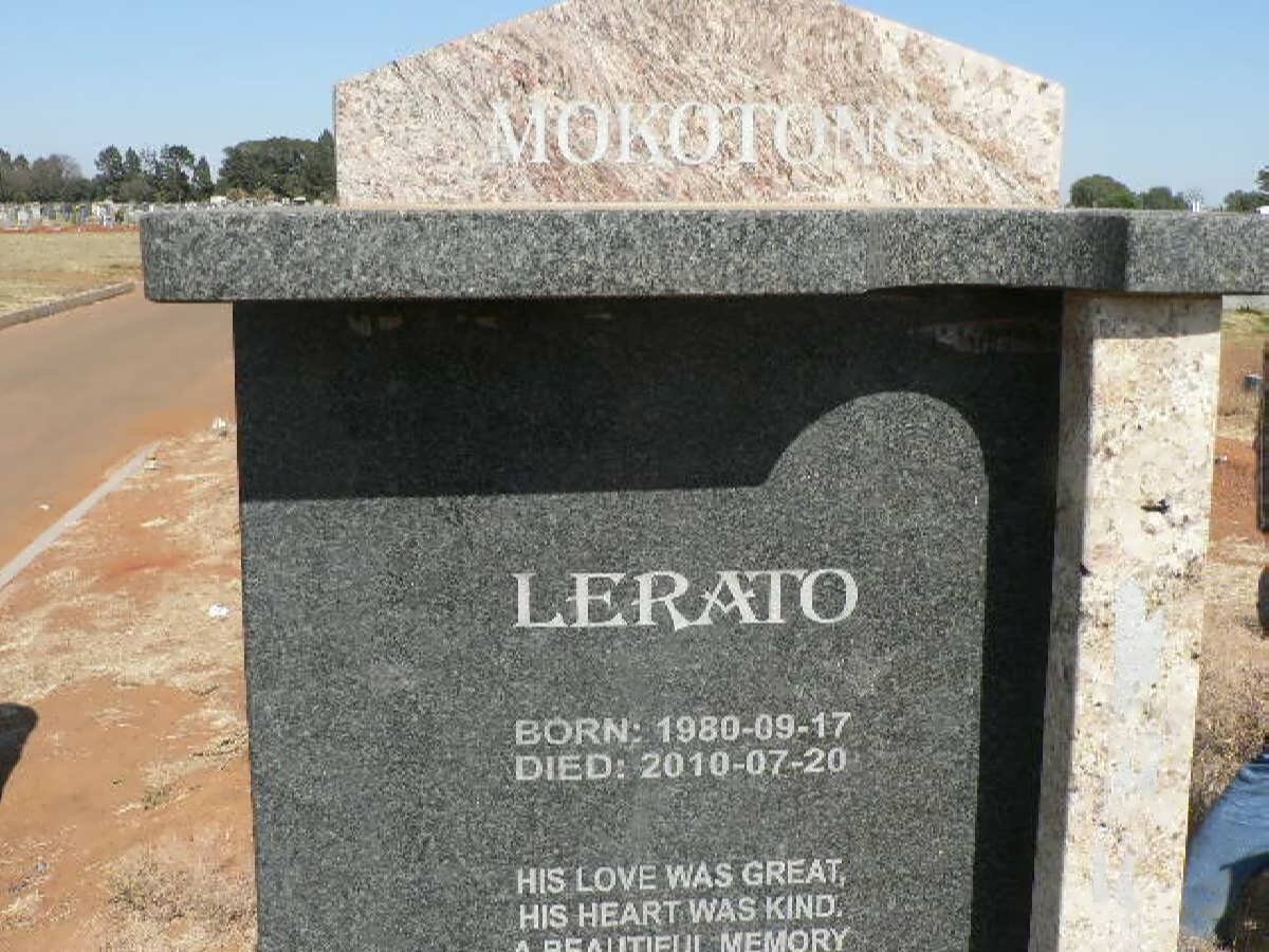 MOKOTONG Lerato 1980-2010