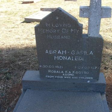 MONALEDI Abraham Gapila 1921-1973