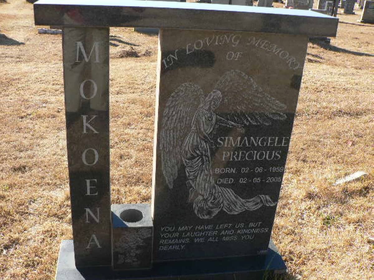 MOKOENA Simangele Precious 1959-2005