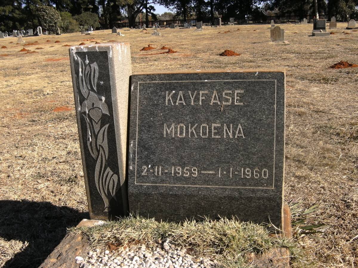 MOKOENA Kayfase 1959-1960