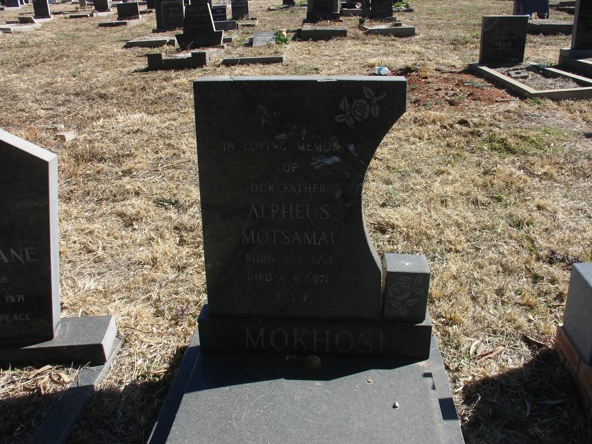 MOKHOSI Alpheus Motsamai -1971
