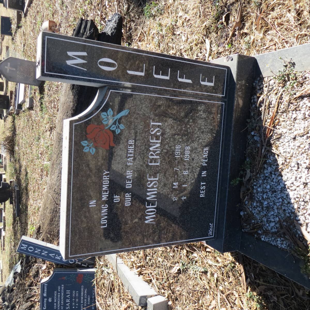 MOLEFE Moemise Ernest 1916-1988