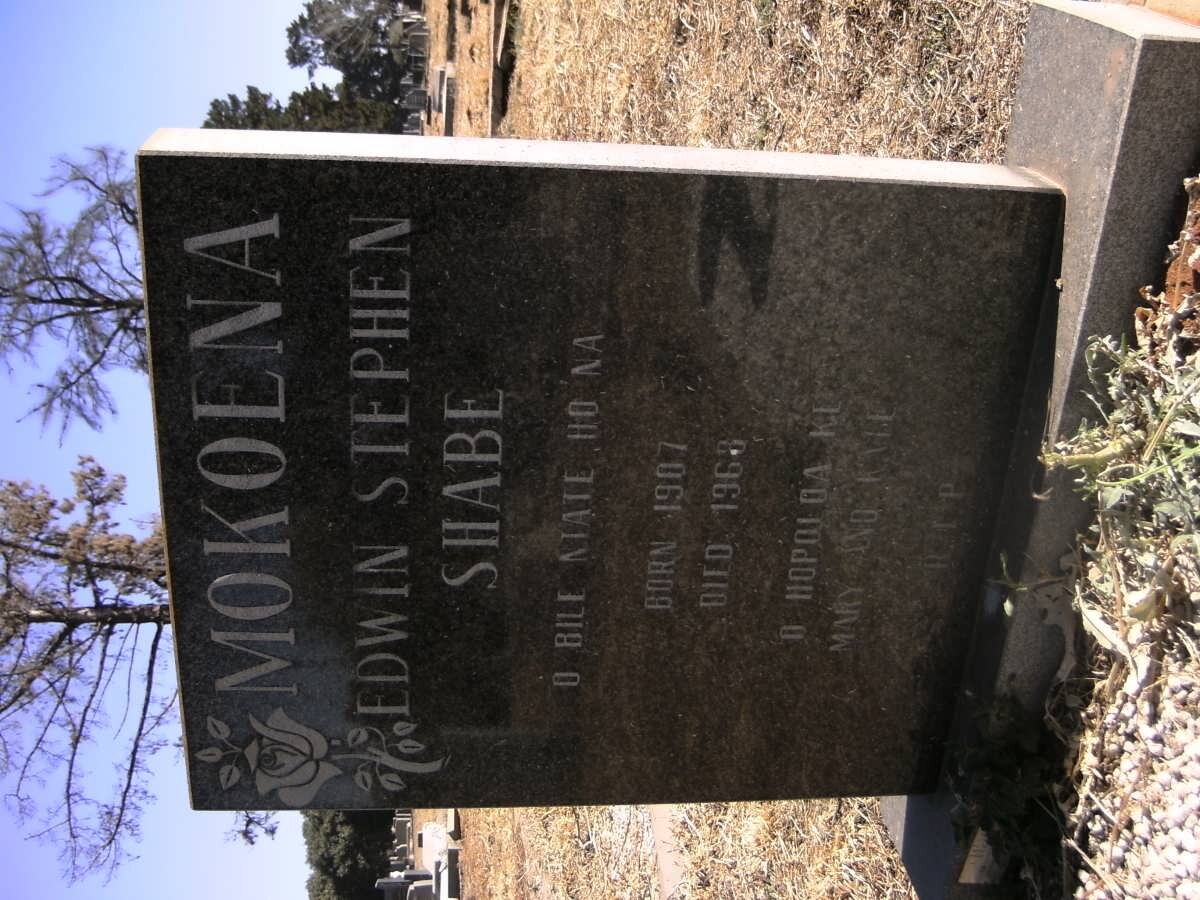 MOKOENA Edwin Stephen Shabe 1907-1968