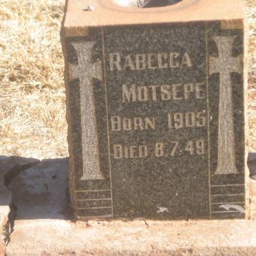 MOTSEPE Rabecca 1905-1949