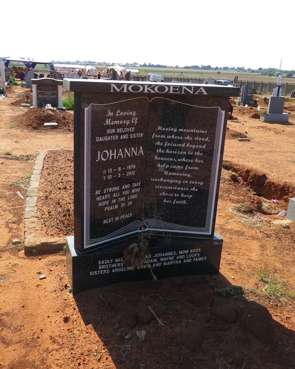 MOKOENA Johanna 1976-2012