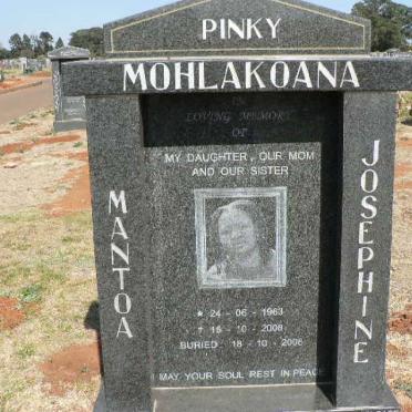 MOHLAKOANA Mantoa Josephine 1963-2008