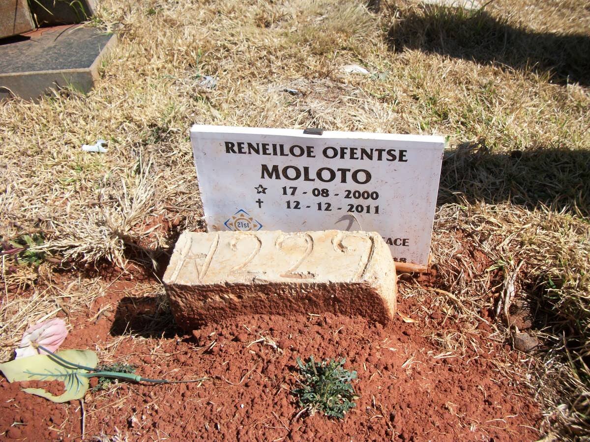 MOLOTO Reneiloe Ofentse 2000-2011