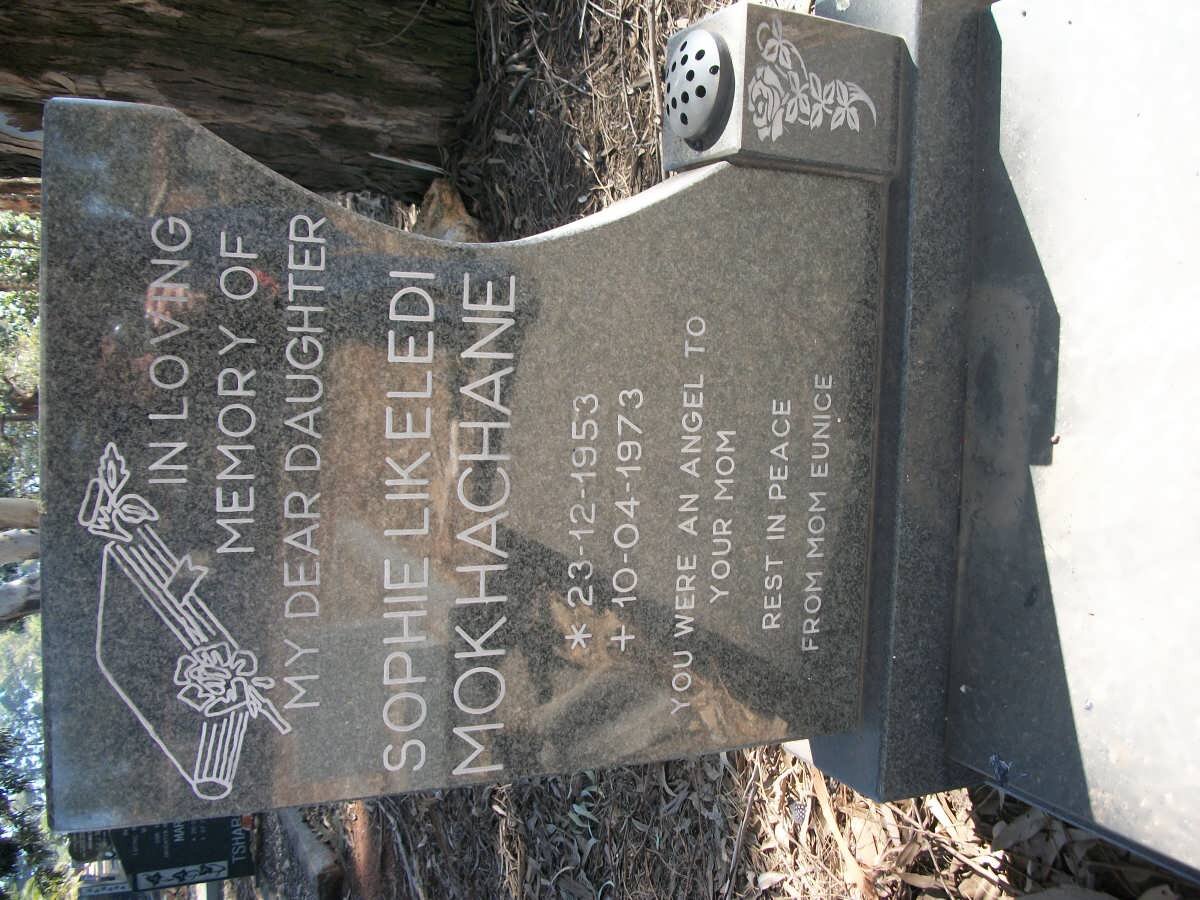 MOKHACHANE Sophie Likeledi 1953-1973