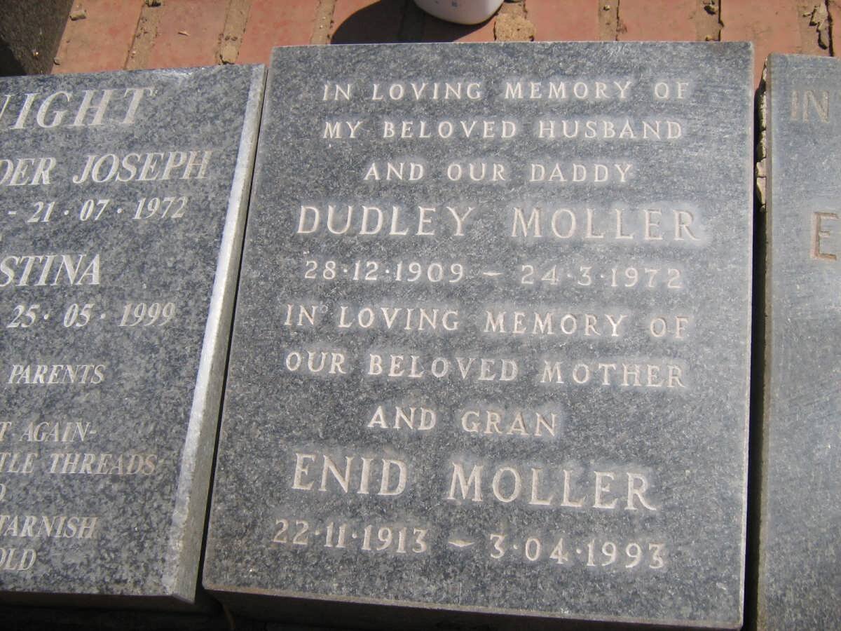 MOLLER Dudley 1909-1972 &amp; Enid 1913-1993