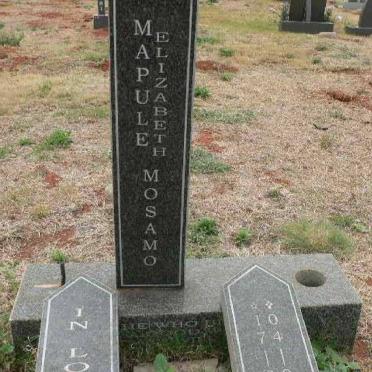 MOSAMO Mapule Elizabeth 1956-2007