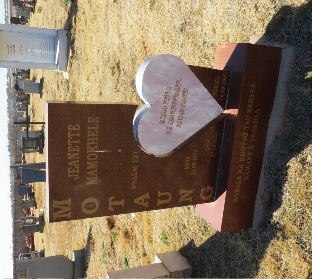 MOTAUNG Jeanette Mamokhele 1974-2006