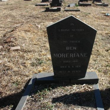 MORERIANE Ben 1918-1971