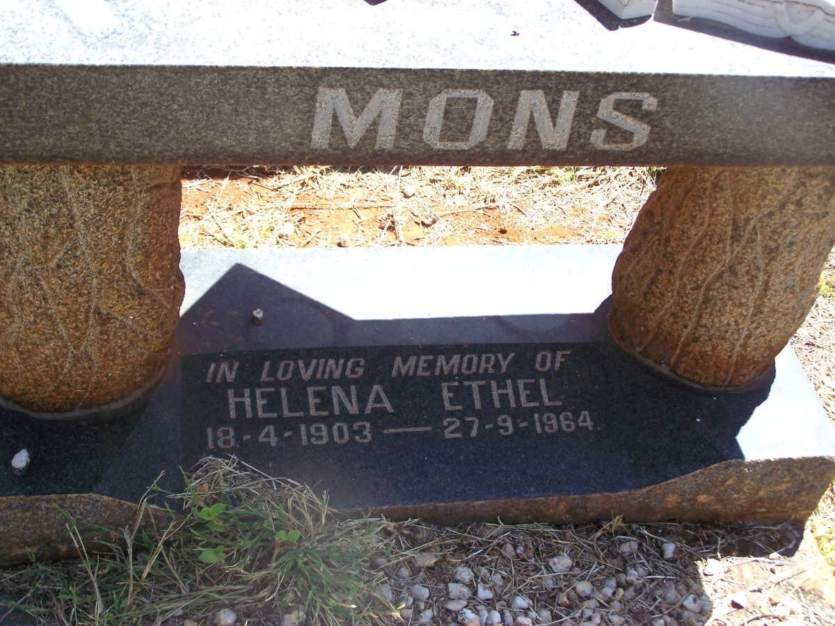 MONS Helena Ethel 1903-1964