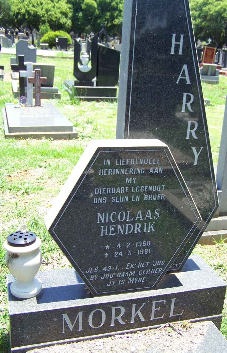 MORKEL Nicolaas Hendrik 1950-1991