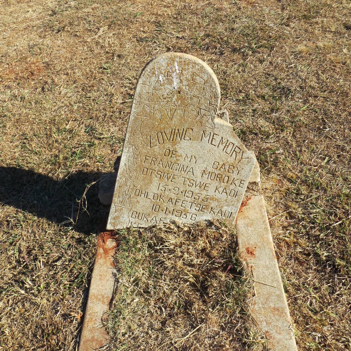 MOROKE Francina 1955-1956