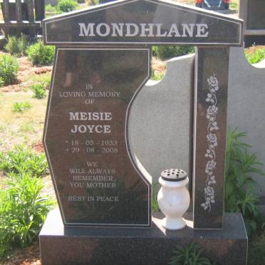 MONDHLANE Meisie Joyce 1933-2008