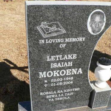MOKOENA Letlake Isaiah 1948-2004