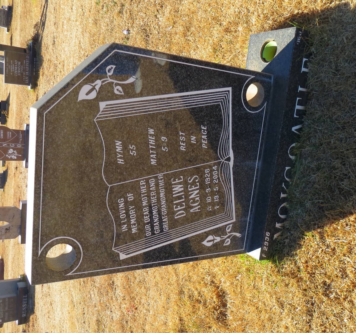 MOKGOATLE Deliwe Agnes 1928-2004