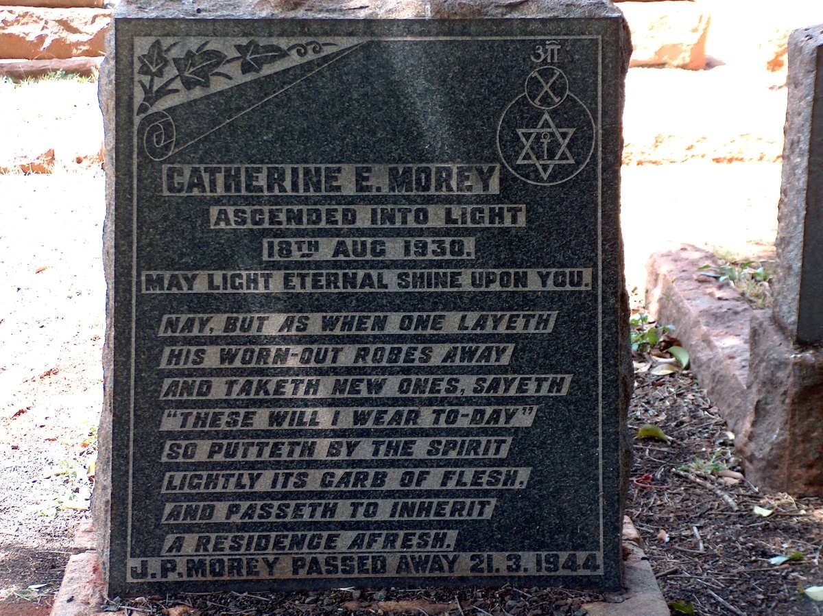 MOREY Catherine E. -1930 :: MOREY J.P. -1944