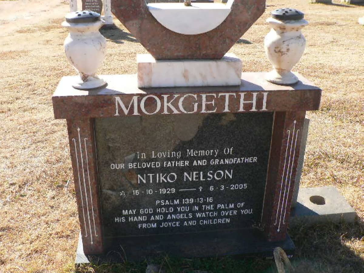 MOKGETHI Ntiko Nelson 1929-2005