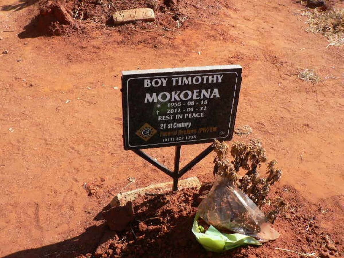 MOKOENA Boy Timothy 1955-2012