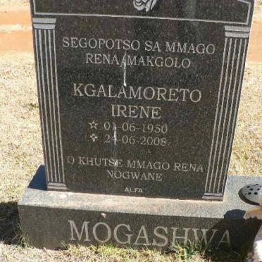 MOGASHWA Kgalamoreto Irene 1950-2008