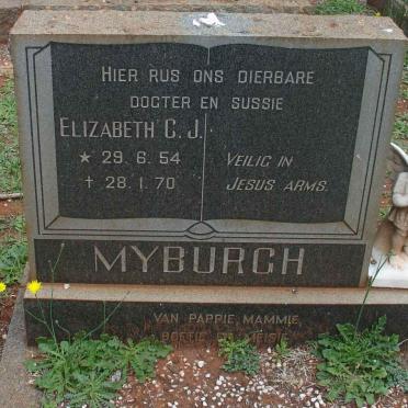 MYBURGH Elizabeth C.J. 1954-1970
