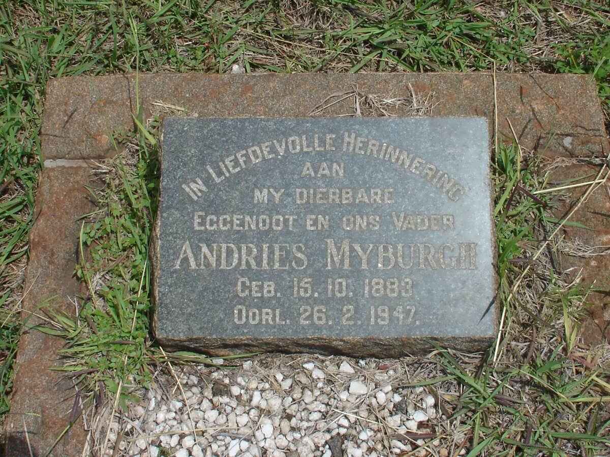 MYBURGH Andries 1883-1947