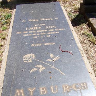 MYBURGH Emily Ann -196?