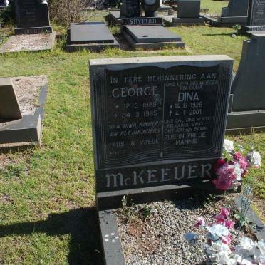 McKEEVER George 1929-1985 &amp; Dina 1926-2001