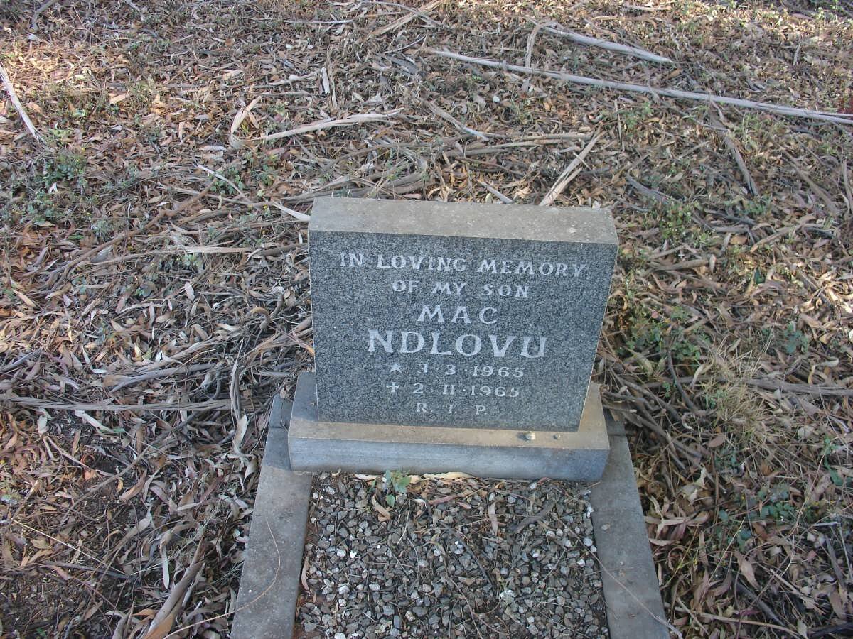 NDLOVU Mac 1965-1965