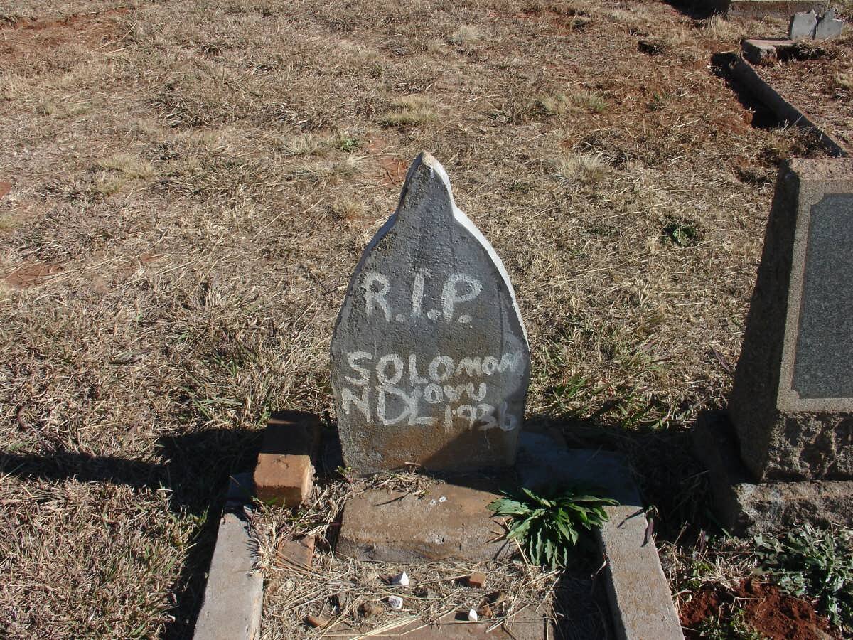 NDLOVU Solomon -1936