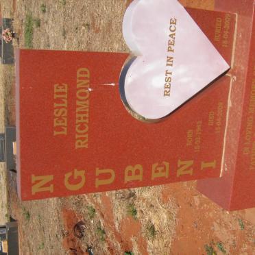 NGUBENI Leslie Richmond 1963-2009