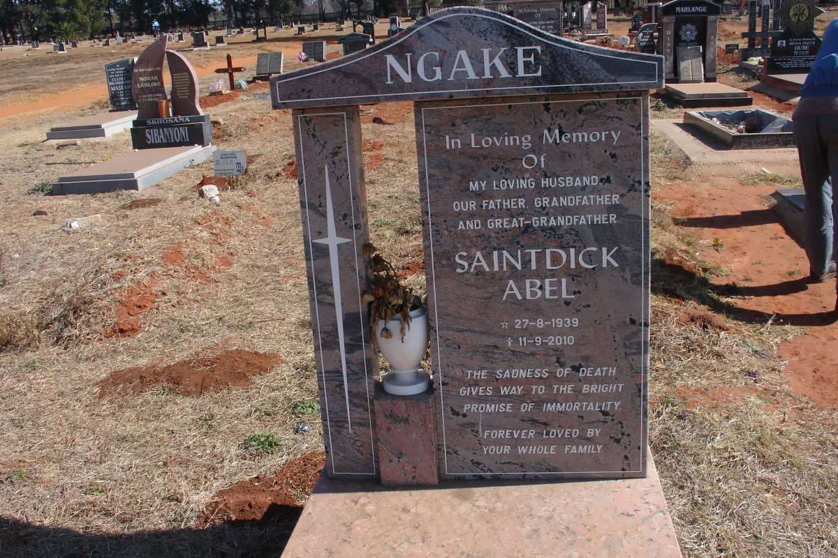 NGAKE Saintdick Abel 1939-2010