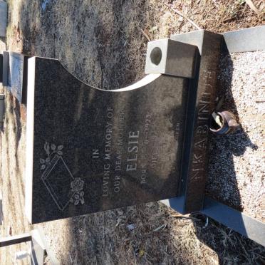 NKABINDE Elsie 1923-1976