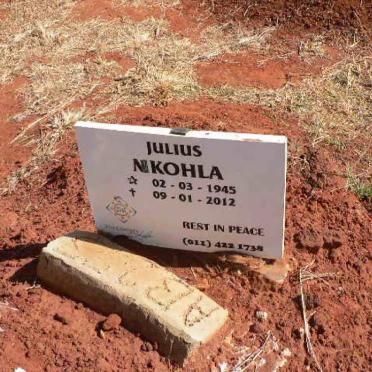 NKOHLA Julius 1945-2012
