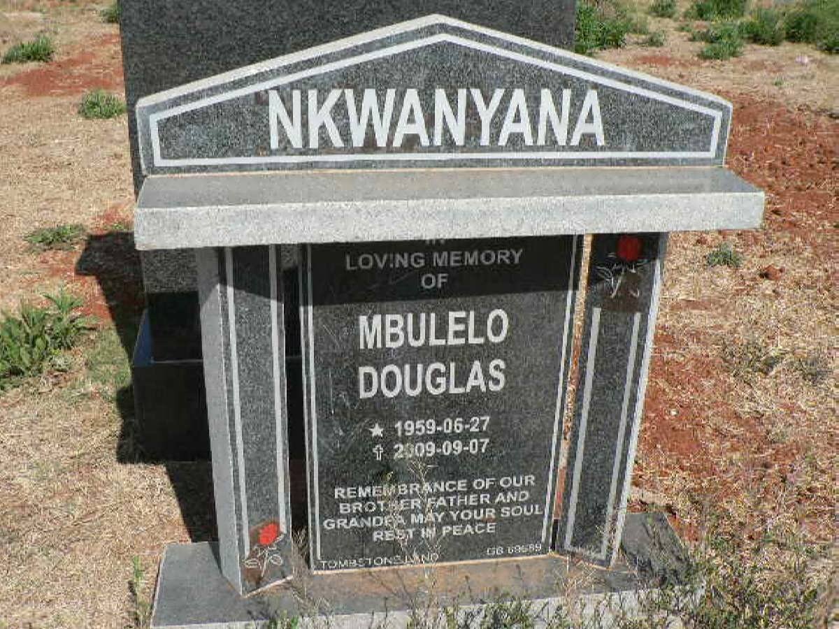 NKWANYANA Mbulelo Douglas 1959-2009