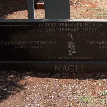 NAGEL Izak Petrus Cornelius 190?- 19?? &amp; Catharina Gertruida 19?0-19??