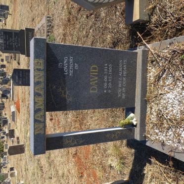 NAMANE David 1914-1955