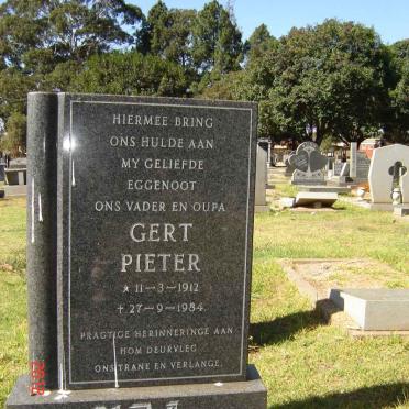 NEL Gert Pieter 1912-1984