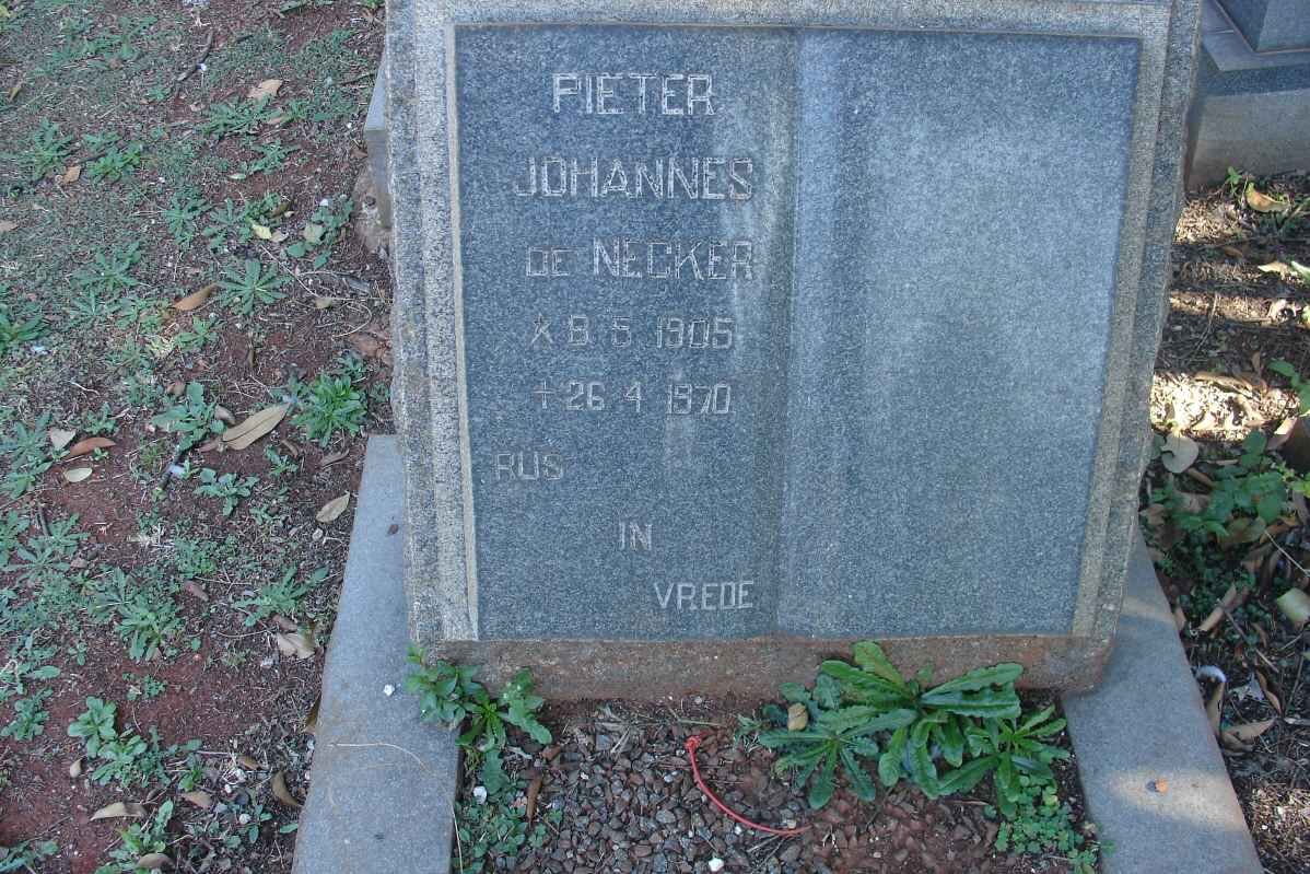 NECKER Pieter Johannes, de 1905-1970