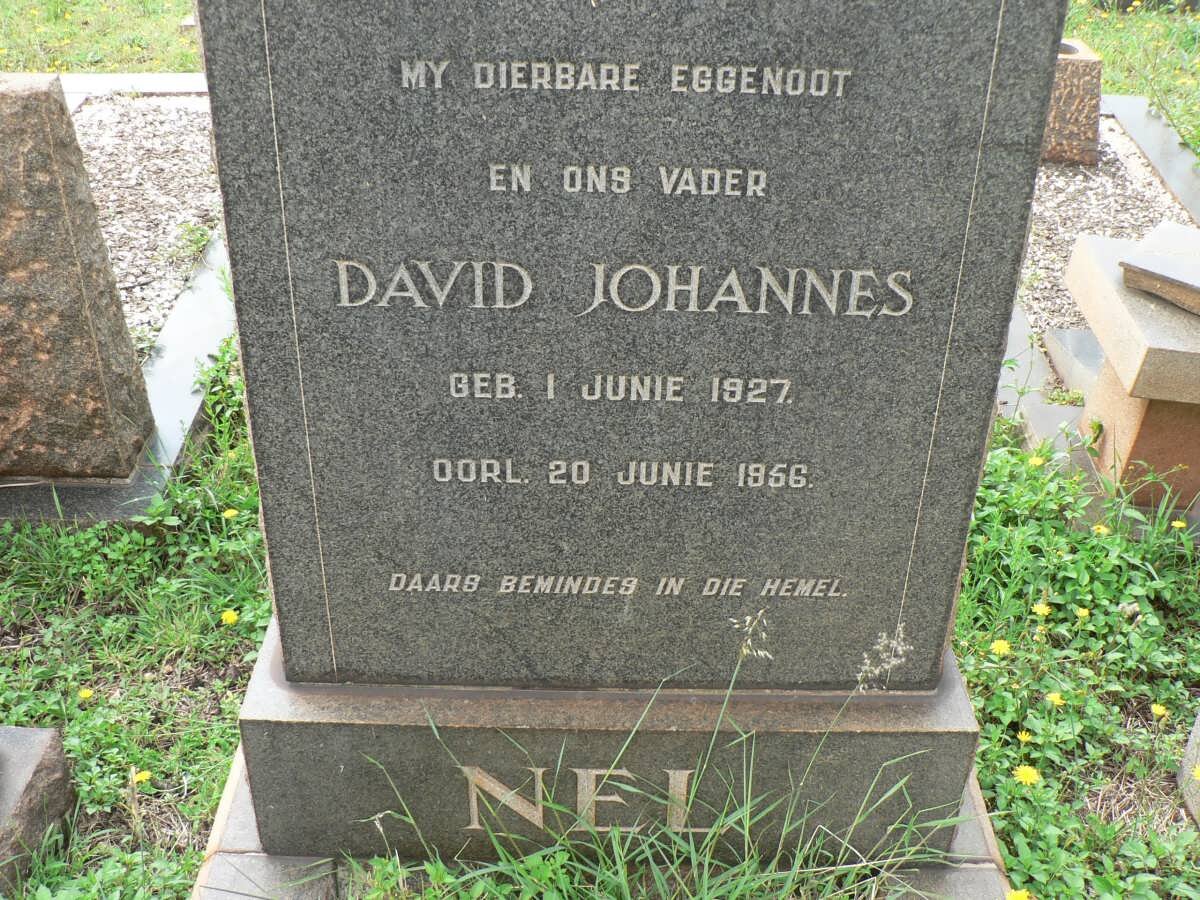 NEL David Johannes 1927-1956
