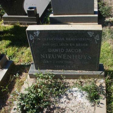 NIEUWENHUYS Dawid Jacob 1970-?